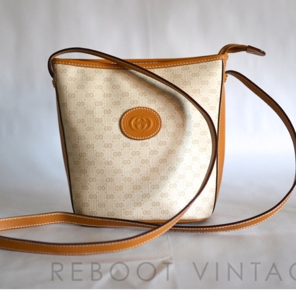 Gucci Tan and Brown Crossbody Bag - Picture 1 of 7
